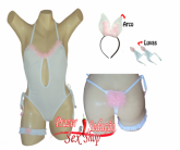 coelha da playboy de Body branca