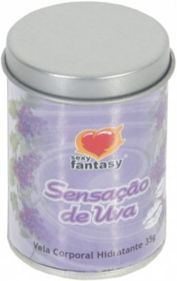 Vela hidratante beijável uva 35g